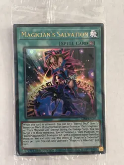 Magician's Salvation LART-EN060 Sealed Ultra Rare Yugioh TCG Lost Art Promo - Image 1