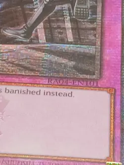 Different Dimension Ground Quarter Century Secret Rare RA04-EN101 Yugioh - Image 4