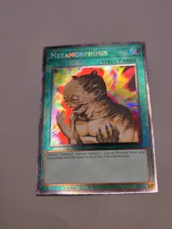 Yugioh Metamorphosis RA04-EN123 Platinum Secret Rare 1st Ed NM - Image 2