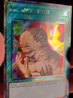 Yugioh Metamorphosis RA04-EN123 Platinum Secret Rare 1st Ed NM - Image 3