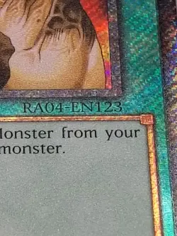 Yugioh Metamorphosis RA04-EN123 Platinum Secret Rare 1st Ed NM - Image 4