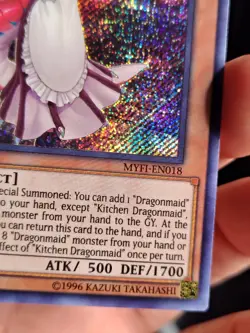 YuGiOh Kitchen Dragonmaid MYFI-EN018 Secret Rare 1st Edition NM - Image 4