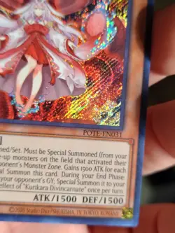 Yugioh - Kurikara Divincarnate POTE-EN031 - 1st - Secret Rare - NM - Image 4