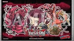 YuGiOh Playmat Exclusive AKIZA BLACKROSE DRAGON 2025 NYCC Exclusive PRESALE - Image 1