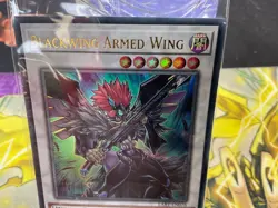 Yu-Gi-Oh Blackwing Armed Wing Lost Art Card LART-EN078 SEALED NM/M - Image 2