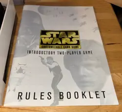 Star Wars CCG Premiere Introductory 2-Player Card Game Decipher 1995 Luke Vader - Image 3