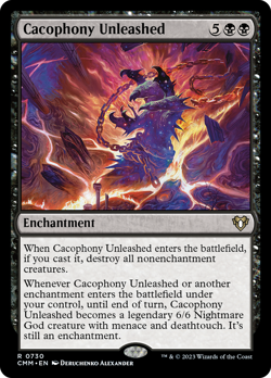Cacophony Unleashed Commander Masters NM Enchantment Rare MAGIC CARD ABUGames - Image 1