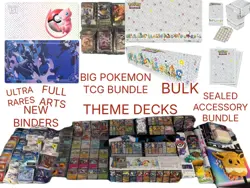 POKEMON FULL ART EX HOLO REVERSE HOLO BULK SEALED PRODUCT ULTRA RARE CARD LOT !! - Image 4
