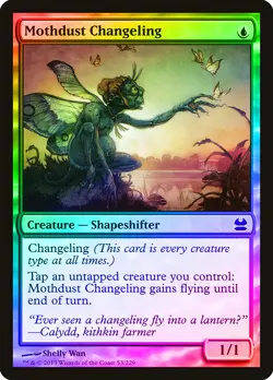 Mothdust Changeling FOIL Modern Masters HEAVILY PLD Blue Common CARD ABUGames - Image 1
