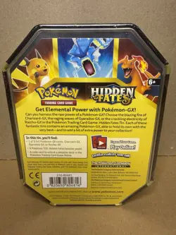 Pokemon TCG Hidden Fates Charizard GX Tin Trading Card Game Set New Sealed Unit! - Image 2