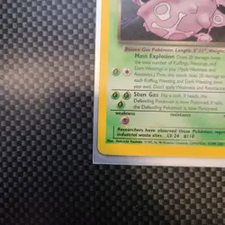 Dark Weezing 14/82 Pokemon TCG Vintage Card Team Rocket Set Holo Rare - Image 4
