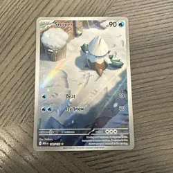 Snover Illustration Rare 140/132 Mega Evolution Pokemon TCG Near Mint Card NM - Image 1