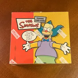 The Simpsons Booster Box Factory Sealed Wizards Of The Coast Trading Card Game - Image 1