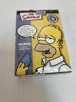 The Simpsons Trading Card Game Homer Theme Deck NEW - Image 1