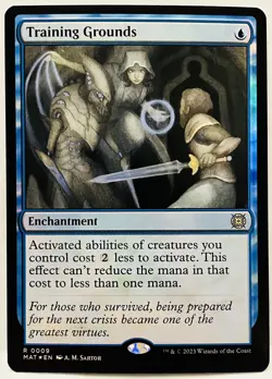 Training Grounds - #9-MTG-March of the Machine: The Aftermath (MAT)- FOIL-NM - Image 1