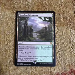 Woodland Cemetery 248/269 NM Rare Dominaria Magic The Gathering MTG - Image 1