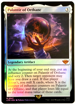 MTG Palantir of Orthanc *FOIL* The Lord of the Rings 0247 NM - Image 1