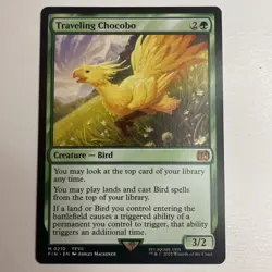 Magic MTG Final Fantasy Traveling Chocobo #210 *NON-FOIL* Mythic Rare - Image 1