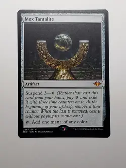 MTG magic Mox Tantalite modern horizons LP Adult Owned English - Image 1