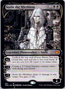 Sorin the Mirthless (Showcase) M Innistrad: Crimson Vow 297 NM - Image 1