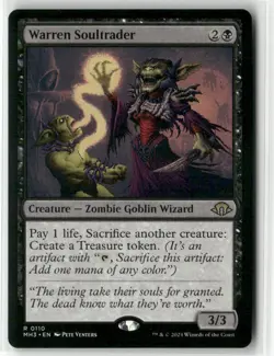 magic the gathering Warren Soultrader Modern Horizons 3 #110 - Image 1