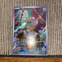 Minccino Illustration rare Temporal Forces 182/162 NM-Mint Pokemon TCG english - Image 2