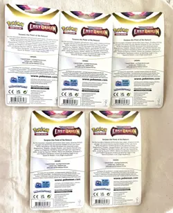 🔥Lot of 5 Pokemon TCG: Sword & Shield - Lost Origin booster packs New 🔥 - Image 2
