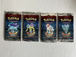 Pokemon Neo Revelation **EMPTY** Booster Packs 1st Edition Complete Set NM-MINT - Image 1
