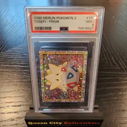 TOGEPI - PRISM - PSA MINT 9 - 2000 Merlin Pokemon 2 - #197 - Image 1