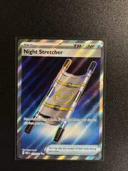 Pokemon Tcg: Night Stretcher 173/132 Mega Evolution Full Art Trainer - Image 1