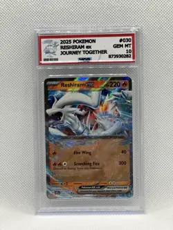 Reshiram ex 030/159 Double Rare Journey Together Pokemon - VCG 10 - NO PSA / BGS - Image 1