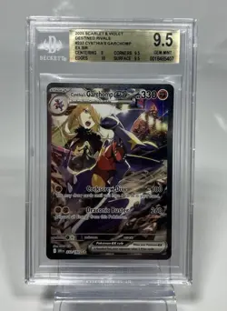 Pokemon TCG Cynthia's Garchomp EX 232/182 BGS 9.5 Gem Mint - Image 1