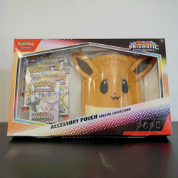 Pokemon Prismatic Evolutions Accessory Pouch Special Collection Box SEALED NEW - Image 1