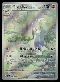 Mienshao - 200/182 Illustration Rare Holo NM Pokemon SV04: Paradox Rift - Image 1