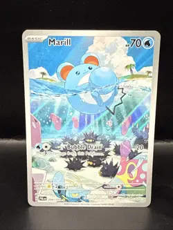 Pokemon Paldea Evolved Illustration Rare Marill 204/193 - Image 2