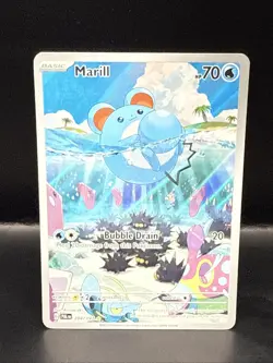 Pokemon Paldea Evolved Illustration Rare Marill 204/193 - Image 3