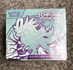 Pokemon Scarlet & Violet Temporal Forces Elite Trainer Box ETB FACTORY SEALED - Image 1