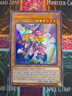 Yu-Gi-Oh! Toon Dark Magician Girl DUPO-EN041 Ultra Rare 1st Edition Near Mint - Image 1