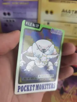 Pokemon Karte Card japanese carddass Pocket monsters 1997 Pinsir NM- - Image 5