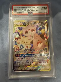Pokemon Togepi & Cleffa & Igglybuff GX 143a/236 Alternate Art Promo Holo Card - Image 1
