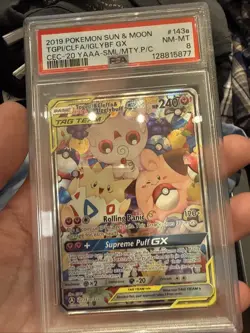 Pokemon Togepi & Cleffa & Igglybuff GX 143a/236 Alternate Art Promo Holo Card - Image 3