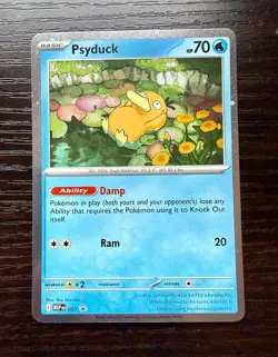 Pokemon Psyduck Card #007 Promo Basic Pokemon TCG NM Mega Evolution - Image 1