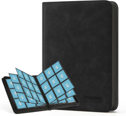 Trading Card Binder, 9 Side Loading Pocket Card Album Hold up to 540 Cards, Zipp - Image 1
