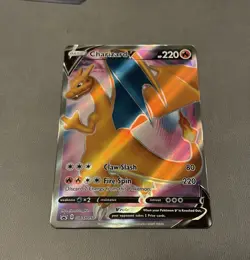 Charizard V SWSH050 Elite Trainer Box Promo Pokemon Card - Image 1