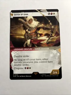 Bayek of Siwa Showcase Universes Beyond: Assassin's Creed MTG + Bonus Card!!! - Image 1