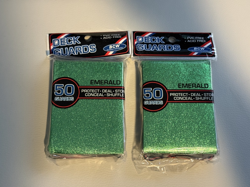 100 Emerald Green BCW Deck Guards Gaming MTG Pokemon Game Card Sleeves TCG - Image 1
