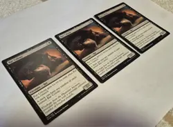 RAT COLONY x3 MTG DOMINARIA 2018 BLACK COMMON NM - Image 2
