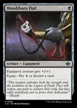 (3x FOIL) BLOODTHORN FLAIL - Ixalan - MTG Magic the Gathering Card - Image 1