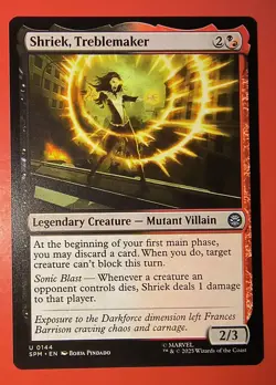 MTG: SPIDER-MAN: SHRIEK, TREBLEMAKER 0144, REGULAR, UNCOMMON, NM - Image 1