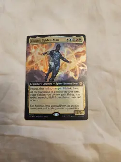 MTG Spiderman Cosmic Spiderman Extended Art Foil NBP - Image 1